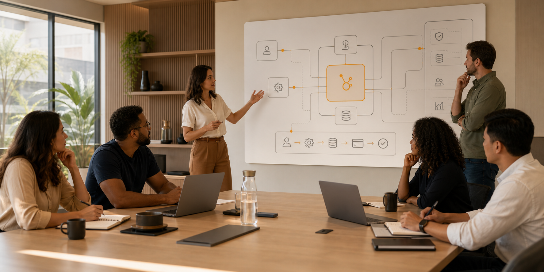 AI Implementation in SaaS Company Governance Meeting