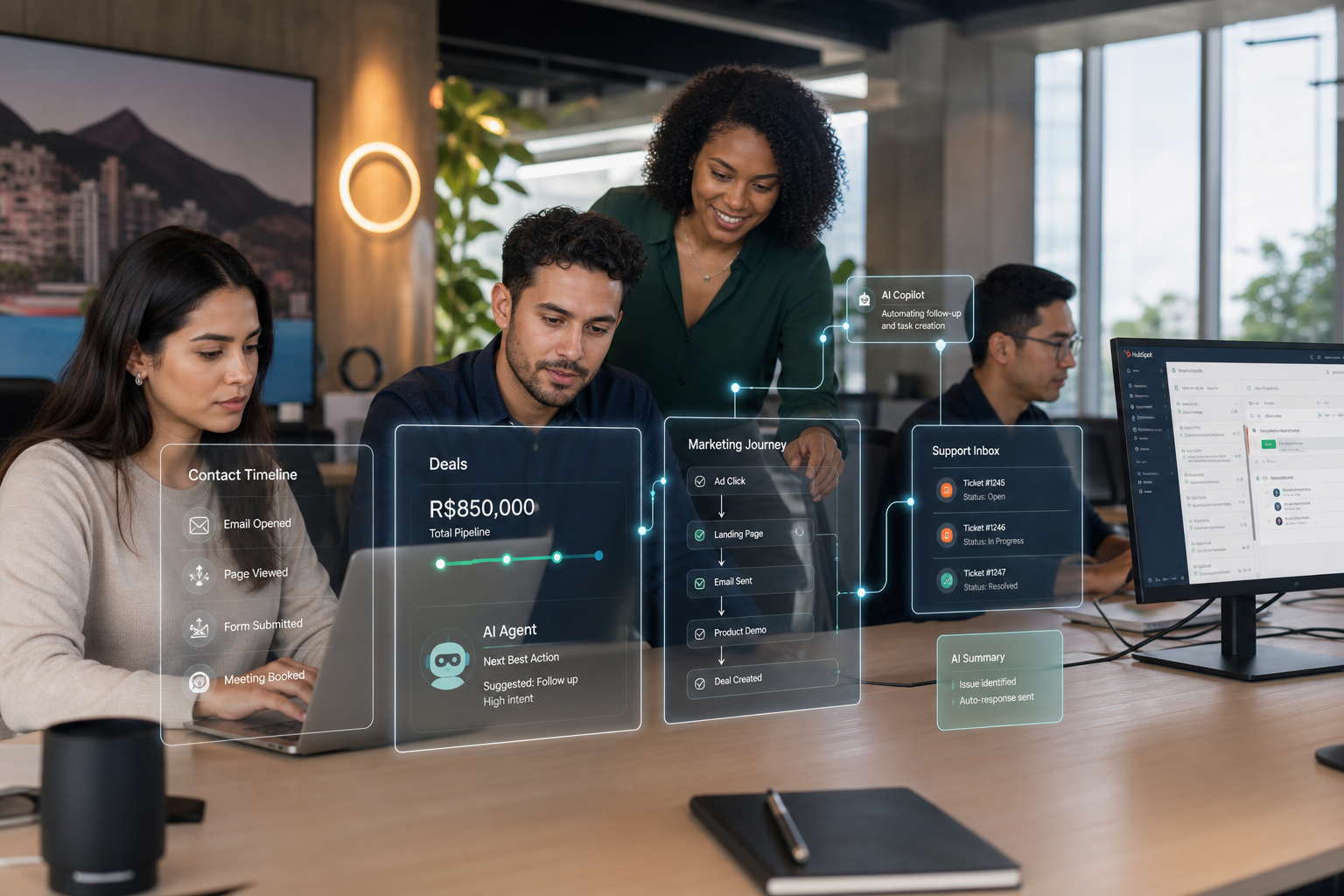 AIDriven SaaS and Fintech Teams Integrating Intelligent Automation in HubSpot