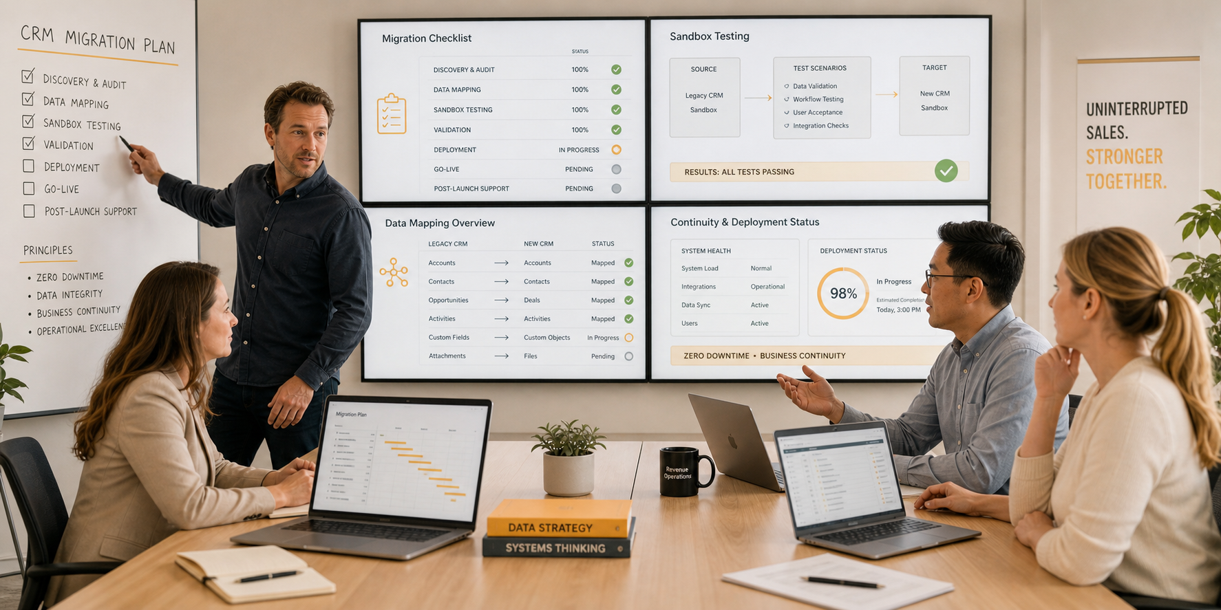 CRM Migration Coordination for B2B SaaS Company