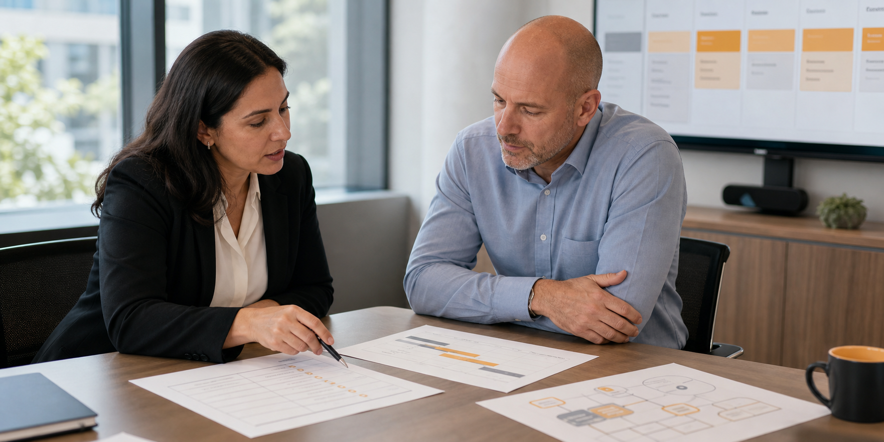 Corporate Cybersecurity Team Reviewing Technical Proof Of Concept