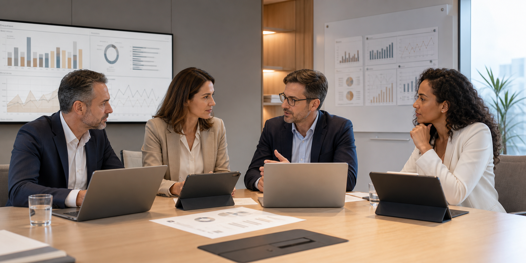 Corporate Leaders Evaluating Data Governance and System Integration in Modern Of
