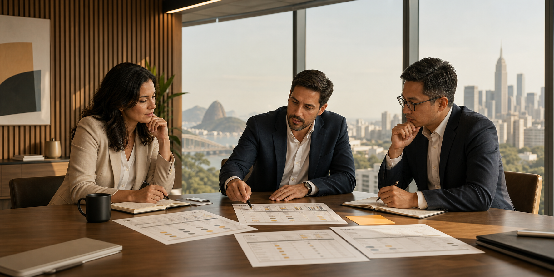 Corporate Leadership Evaluating SaaS Partnerships