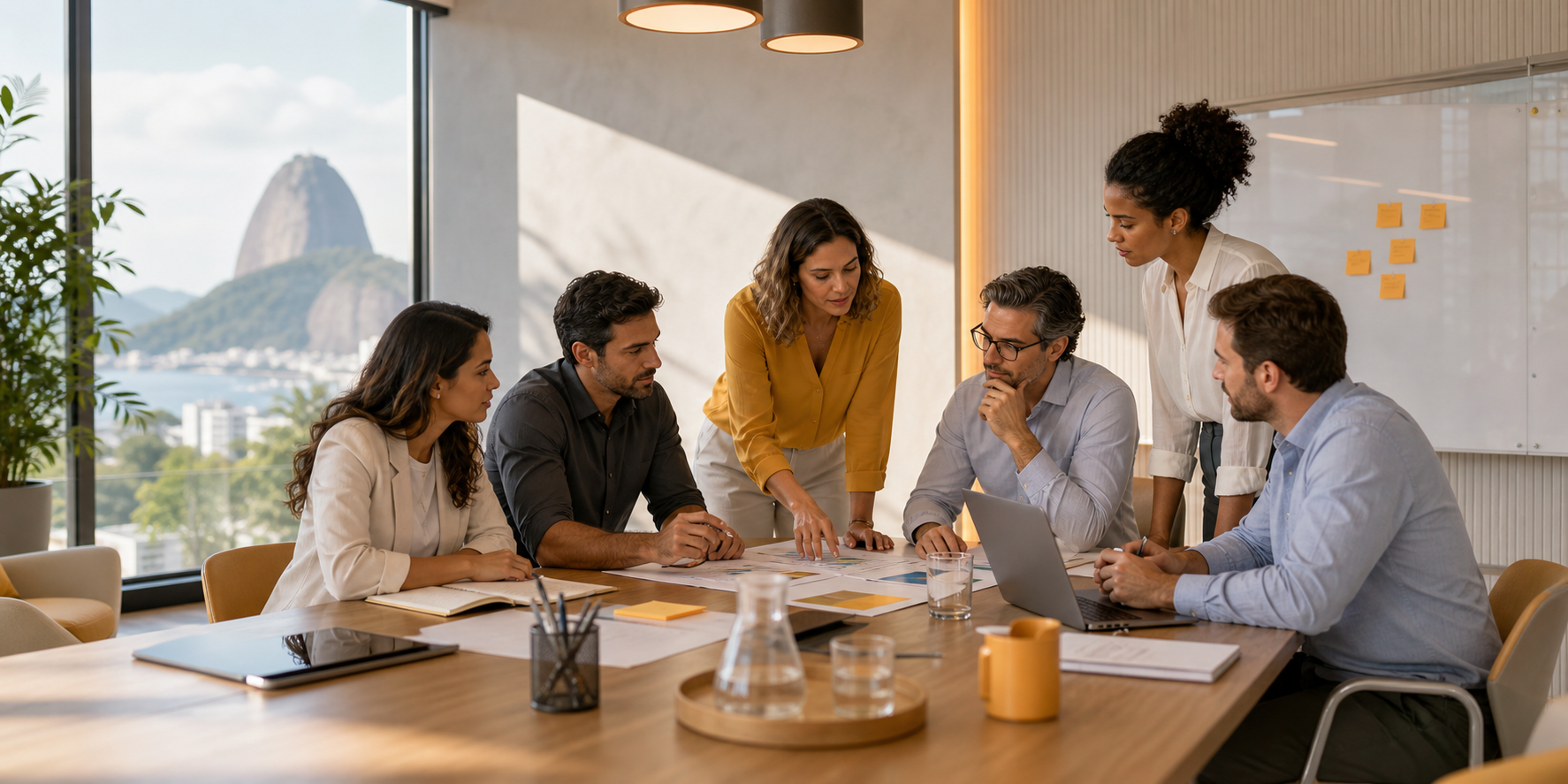 Corporate Team Collaboration on Client Handoff Transition