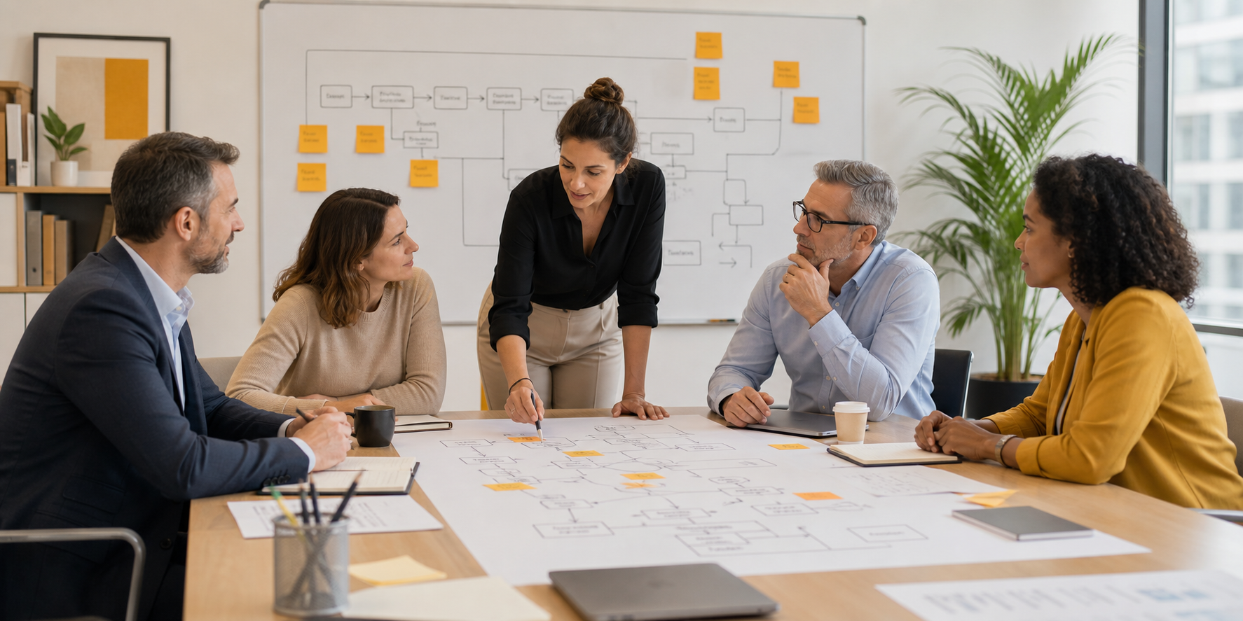 Cross Functional Team Mapping Lead to Cash Journey