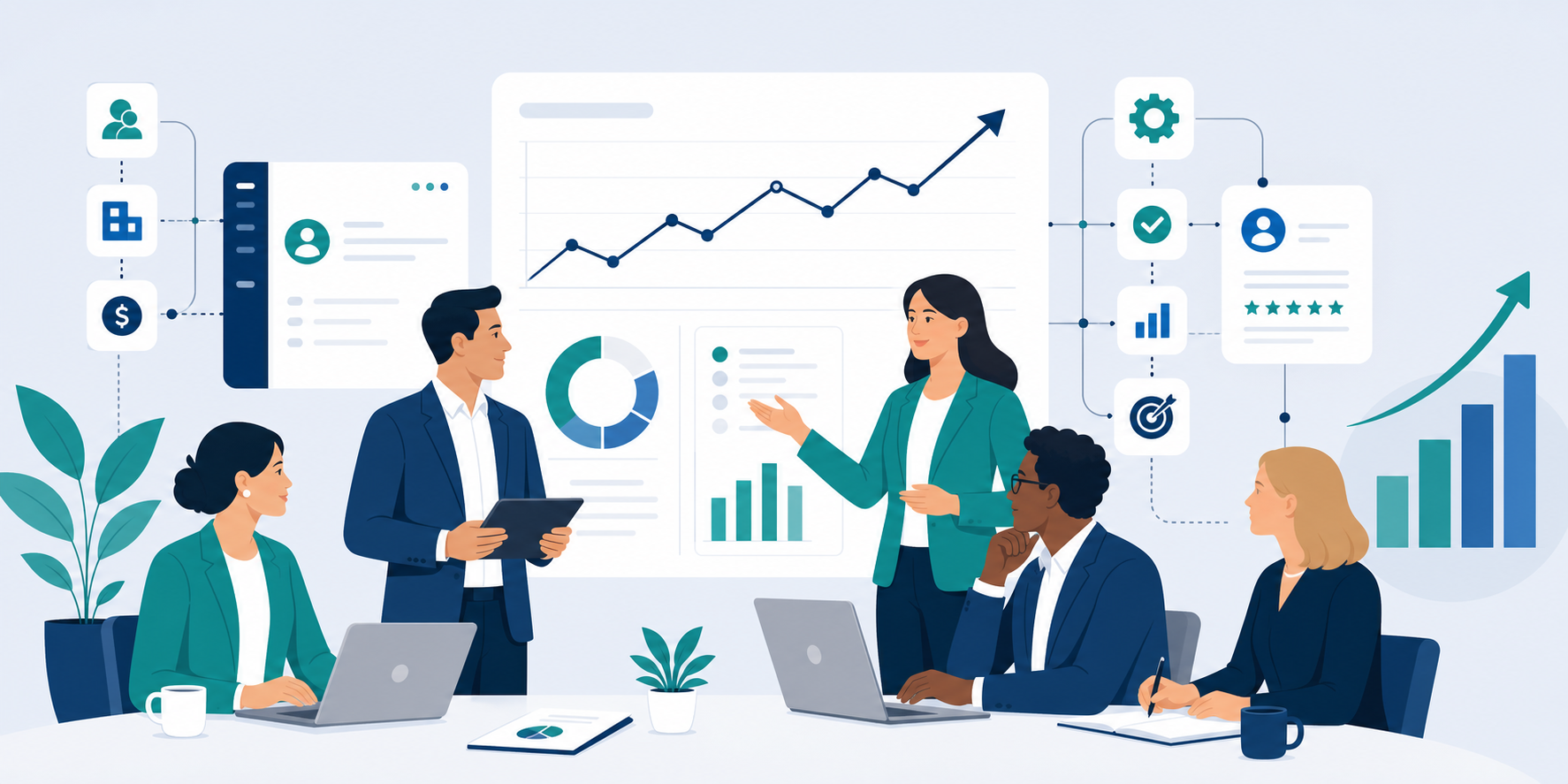 Executive Team Alignment in SaaS Strategy Dashboard