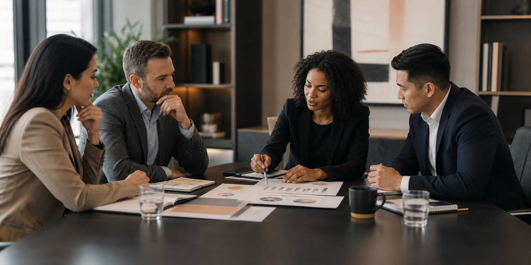 Executive Team Evaluating Consulting Partners for GrowthStage SaaS Operations