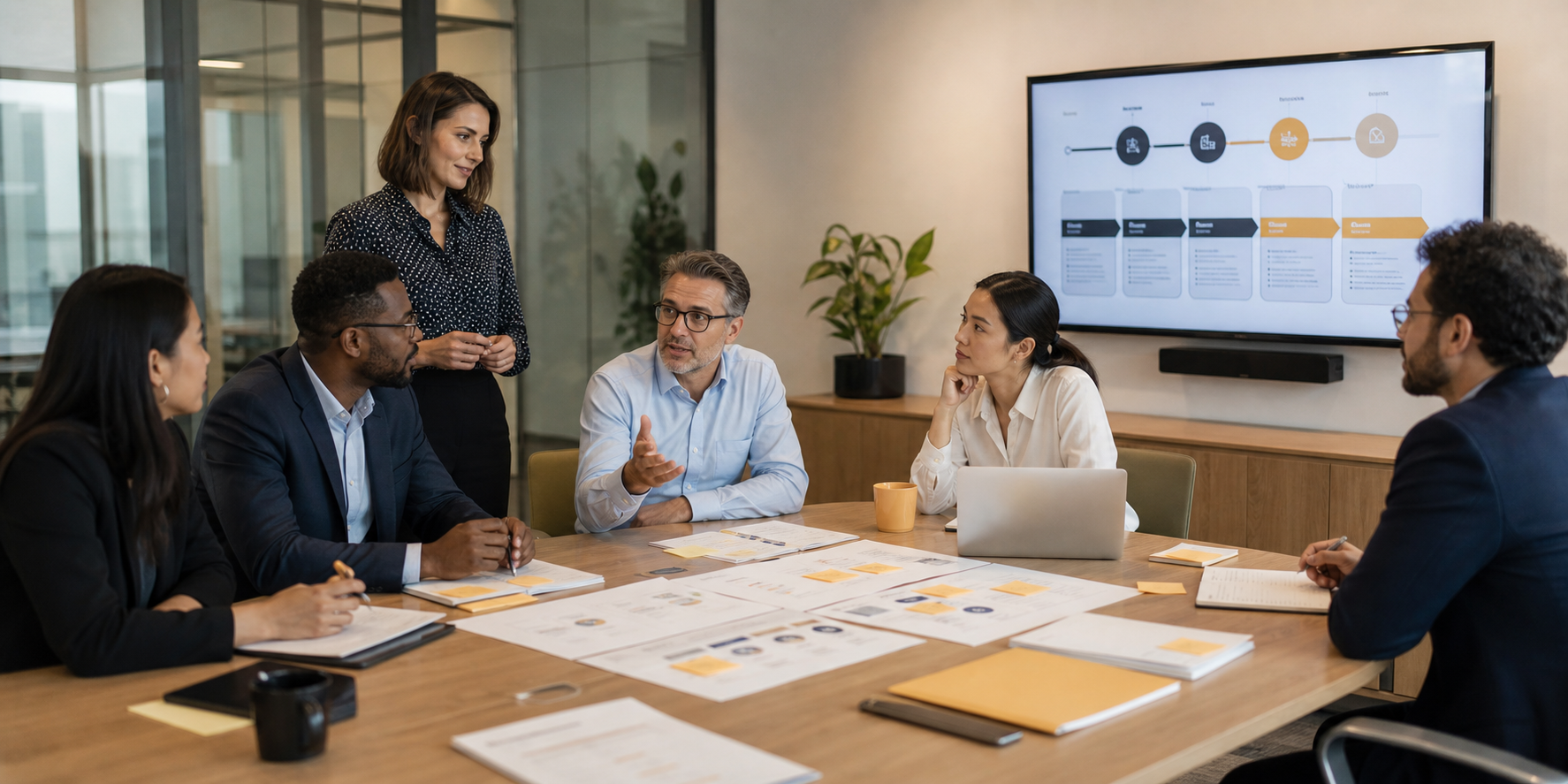 Executive Team Planning CRM Rollout Roadmap