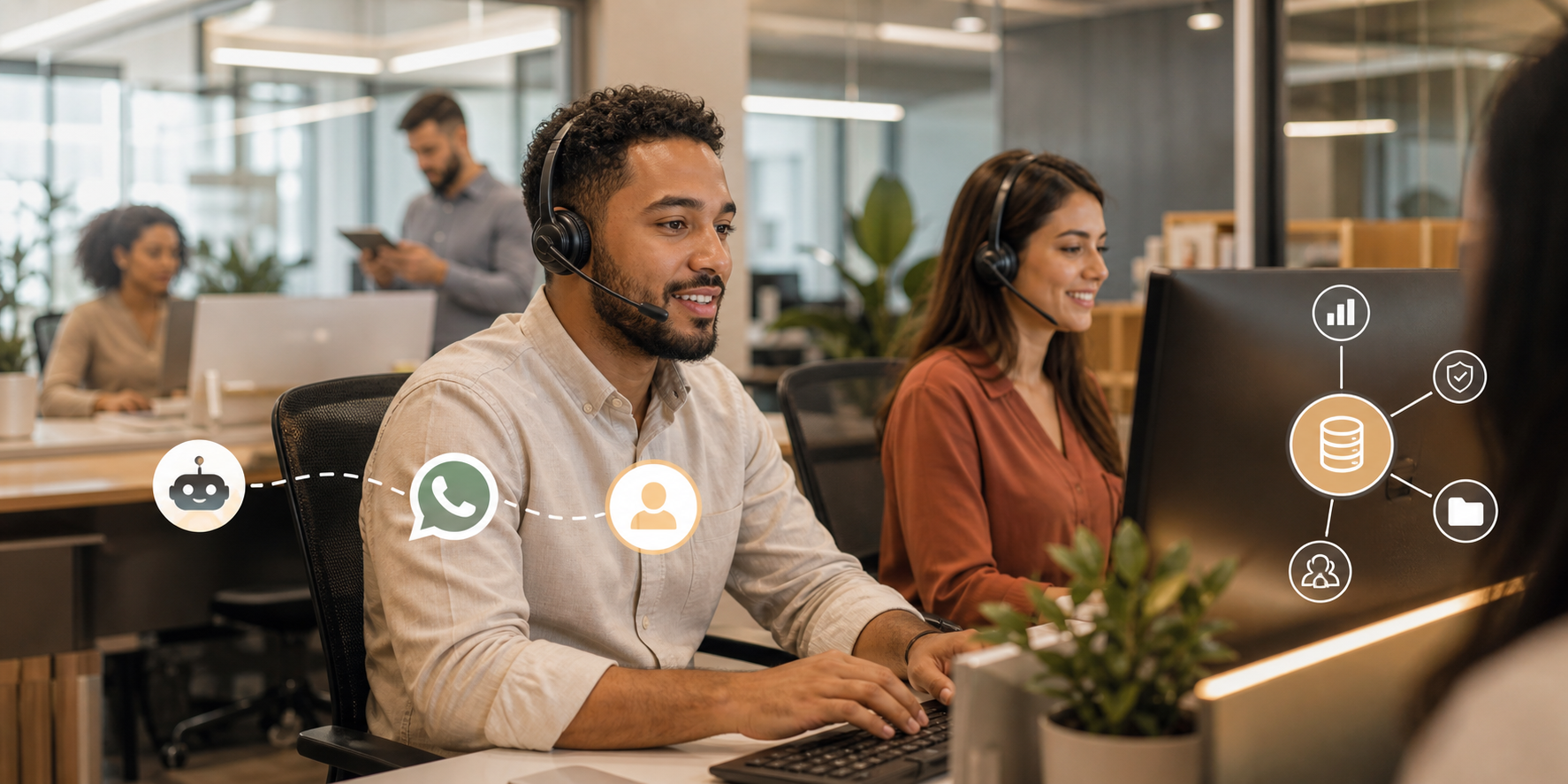 Fintech Brasil Realista com WhatsApp e IA Conversacional