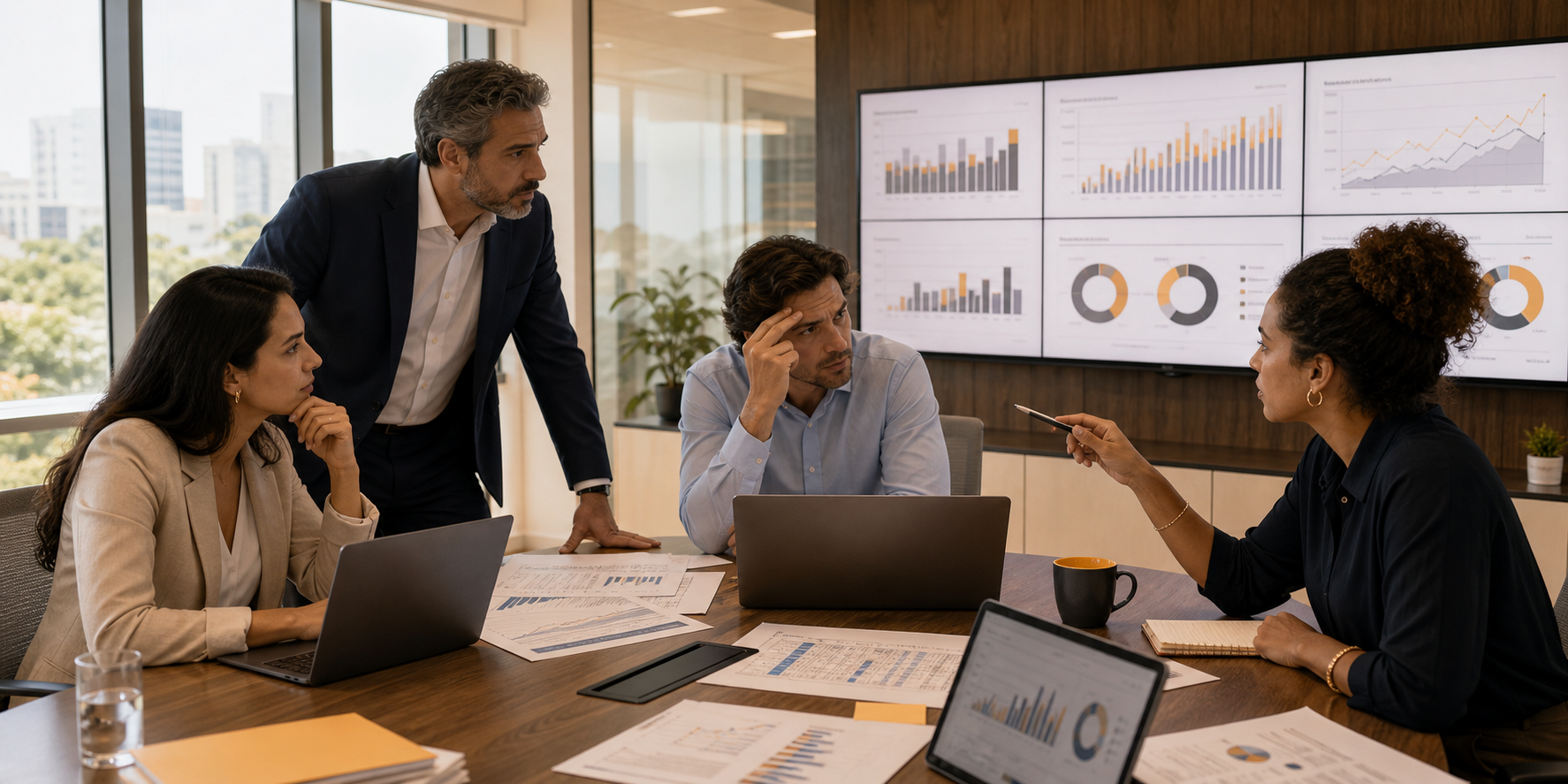Leaders Confronting Data Discrepancies in Corporate Dashboard