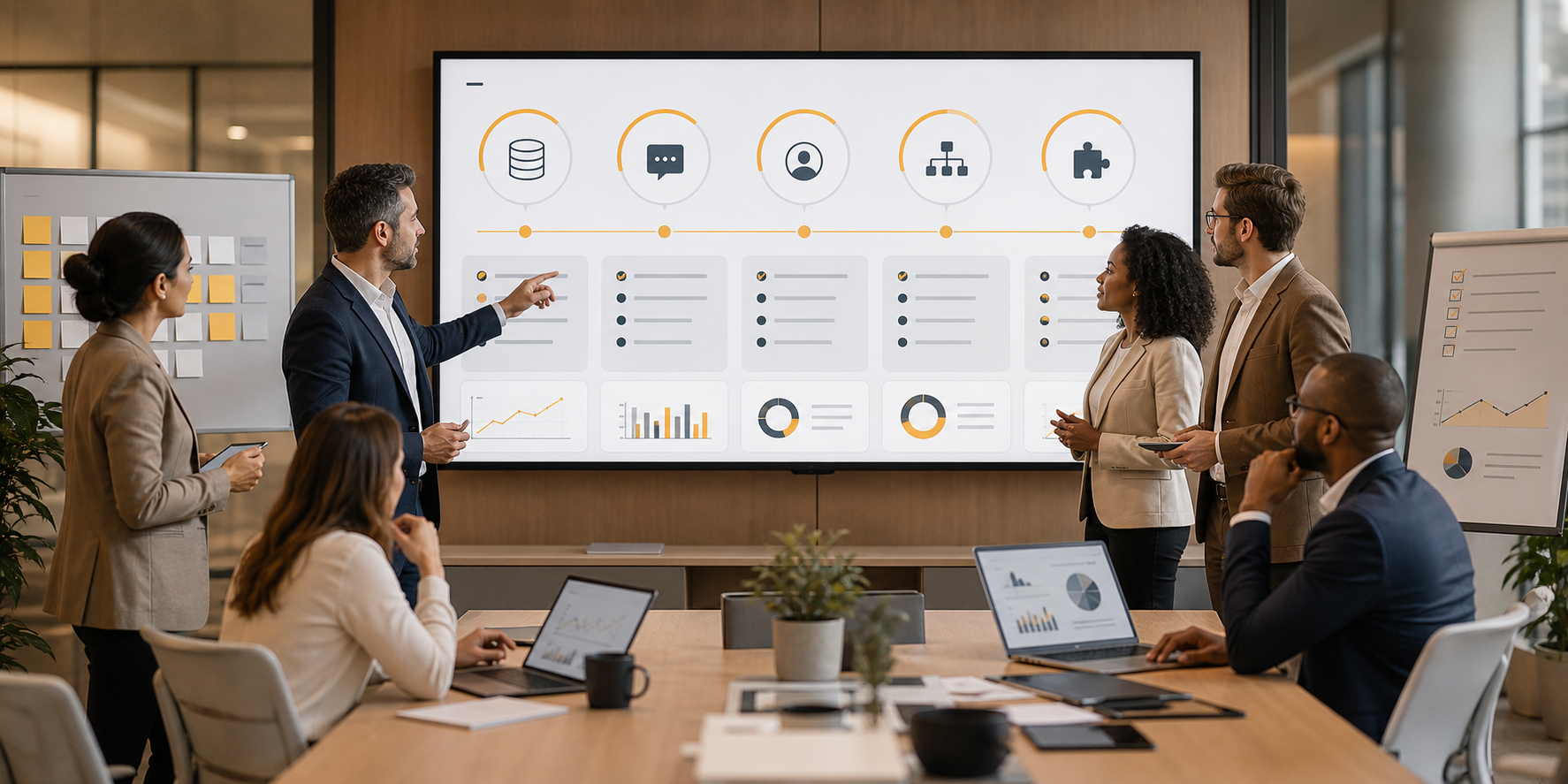 Mid Market SaaS Team Aligning on AI Roadmap