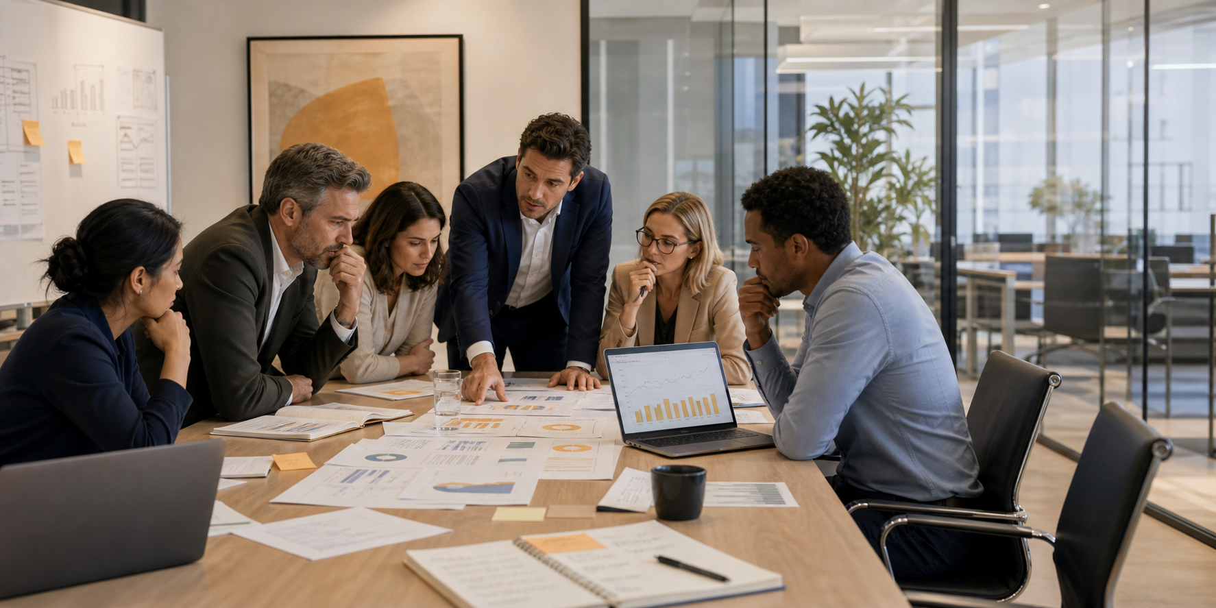 RevOps Strategy Meeting in Modern Office