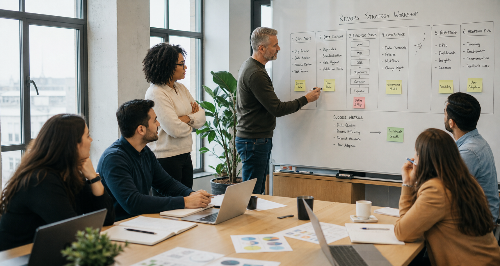 RevOps Strategy Workshop with SaaS Team and Consultant