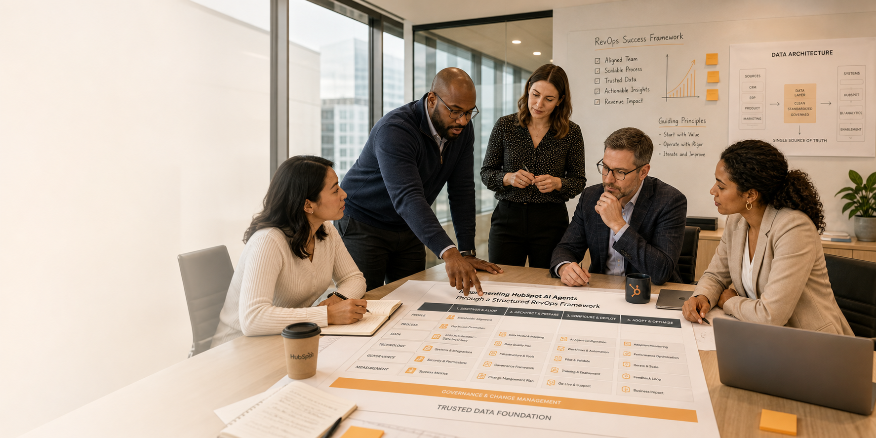 RevOps Team Designing AI Governance Framework