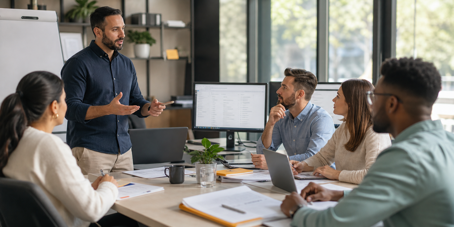 RevOps Trainer Team In Modern SaaS Office