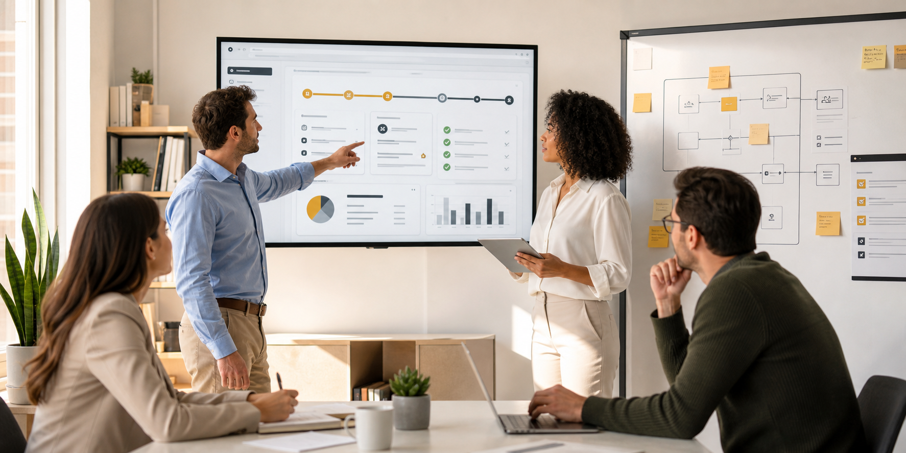 SaaS Operation Process in CRM with Team Collaboration and Governance Framework