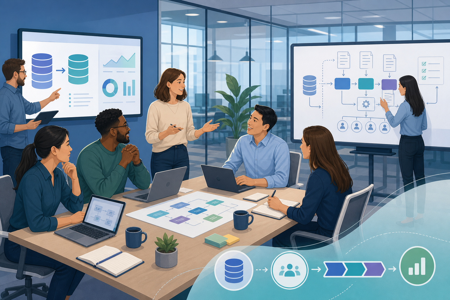 SaaS Team Migrating CRM with Databases and Process Documents