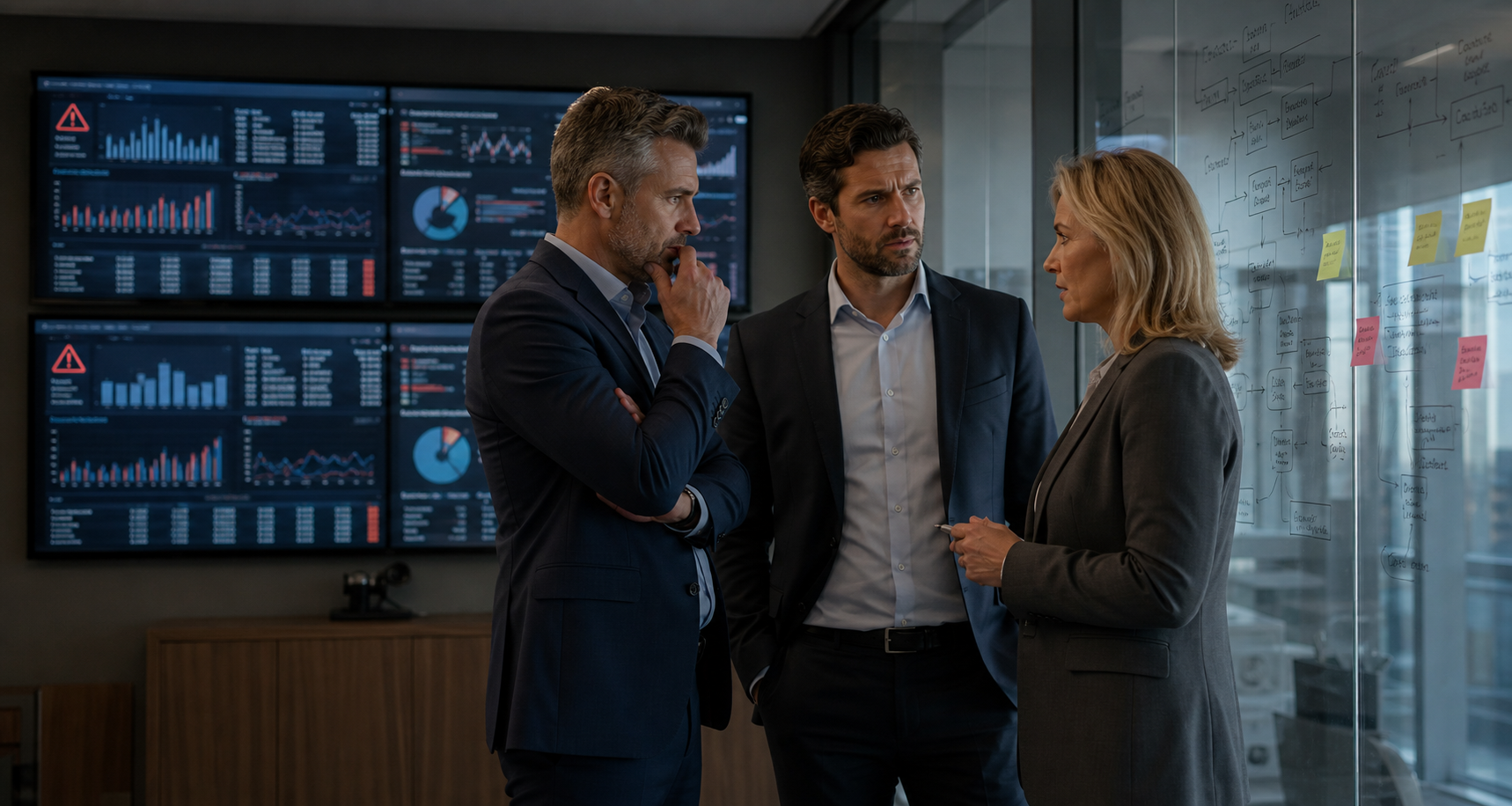 Senior Leaders Debate CRM Migration in Boardroom