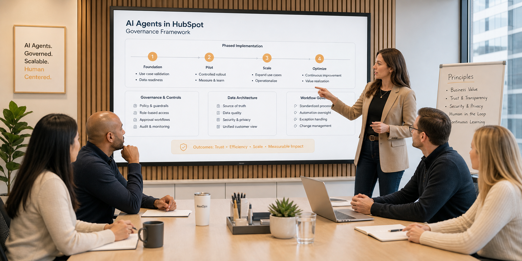 Structured AI Governance in Corporate Setting