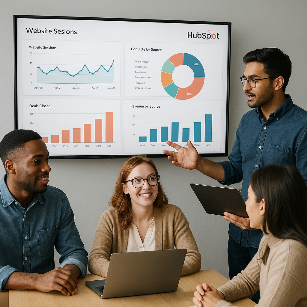 Imagem de uma equipe de tecnologia reunida em torn