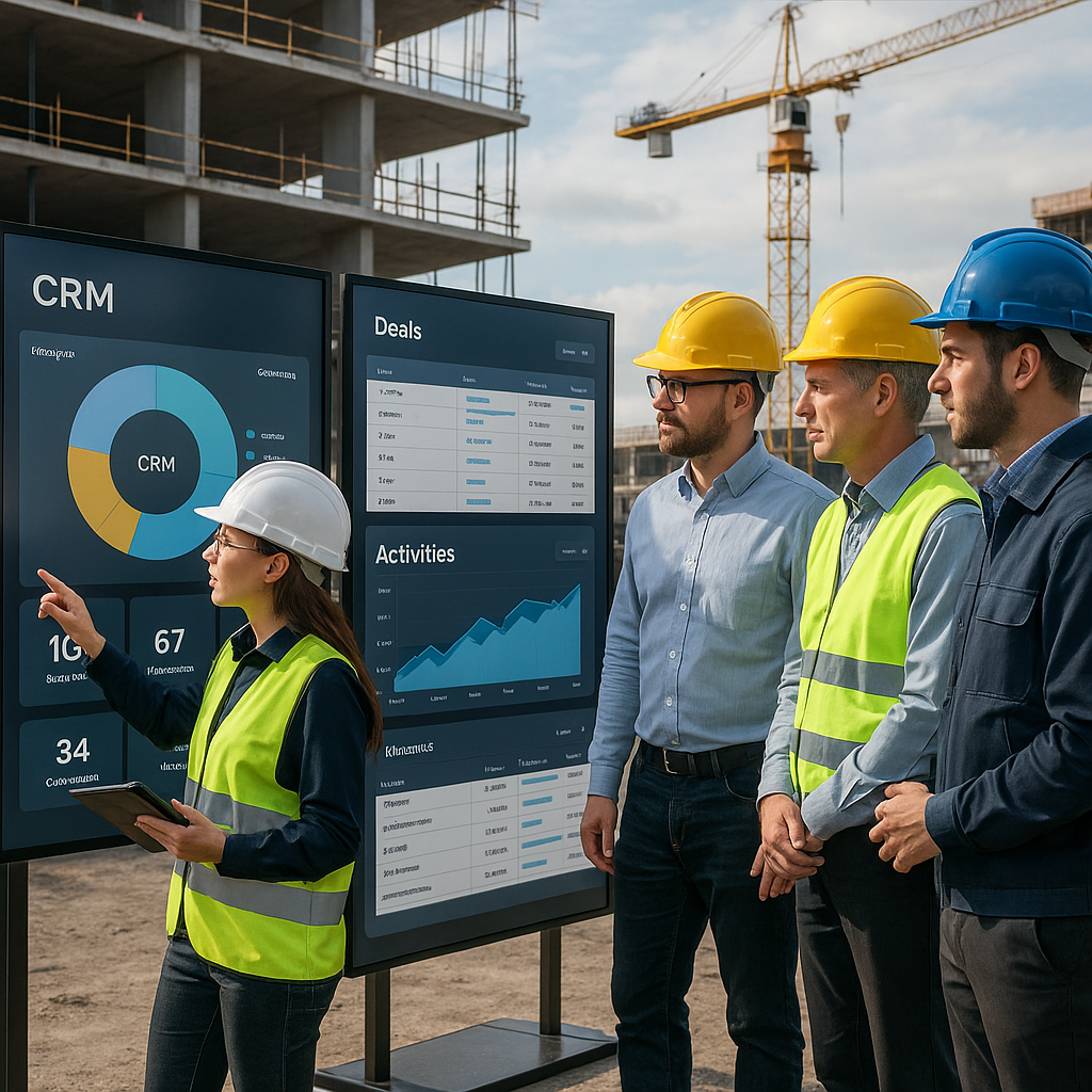 Profissionais de tecnologia e gestores de construç